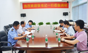 热烈欢迎张书记一行莅临Z6尊龙之家安徽分公司合肥长江东路店调研指导！